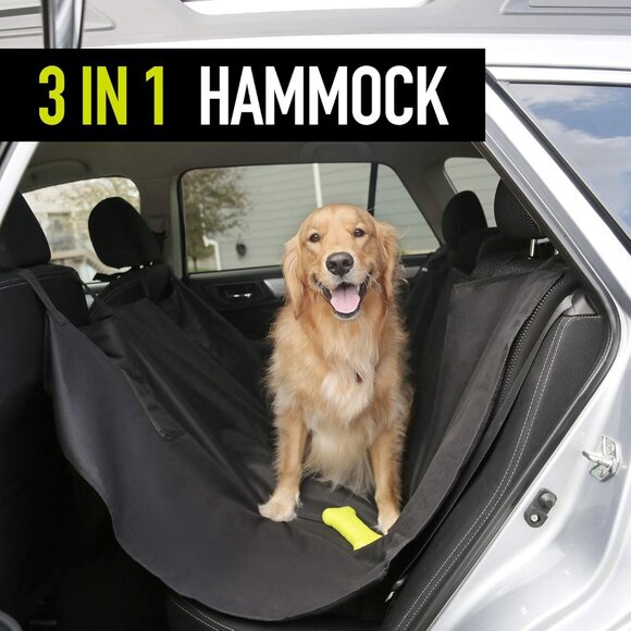 Dog Pet 3-in-1 Waterproof Cars Trucks SUV Seat Cover Hammock Cargo Protector New - Picture 2 of 7